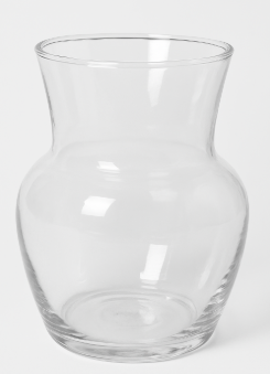 VASO DE VIDRO INCOLOR MARTE